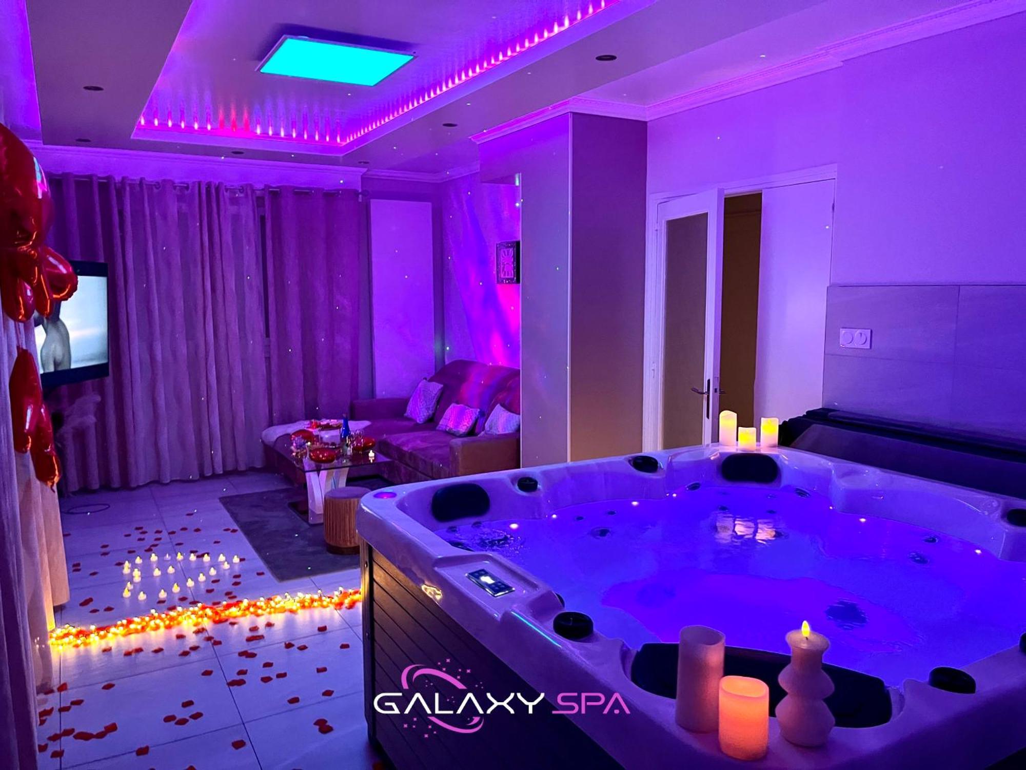 Galaxy Spa - Suite Venus Jacuzzi Et Sauna Privatif Champigneulles Eksteriør bilde